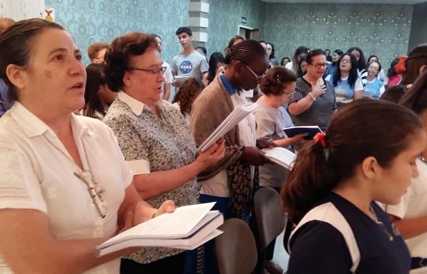 Missa celebra visita da Equipe Geral e início do 2º semestre