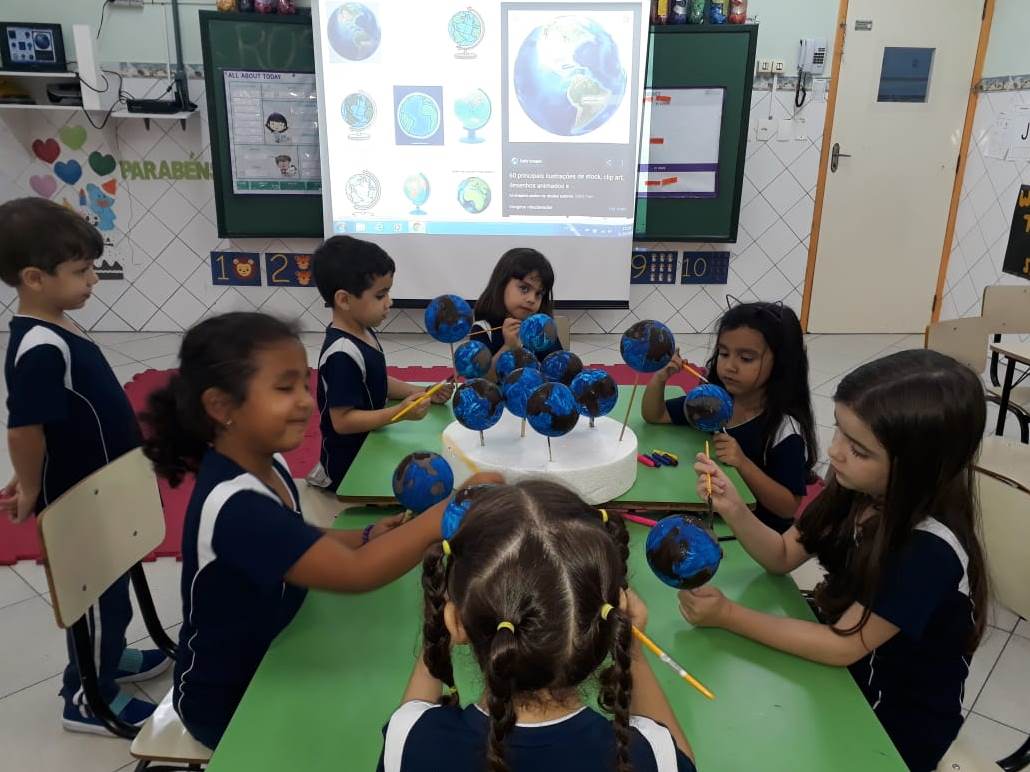 Movimentos de Rotação da Terra com a educação infantil 