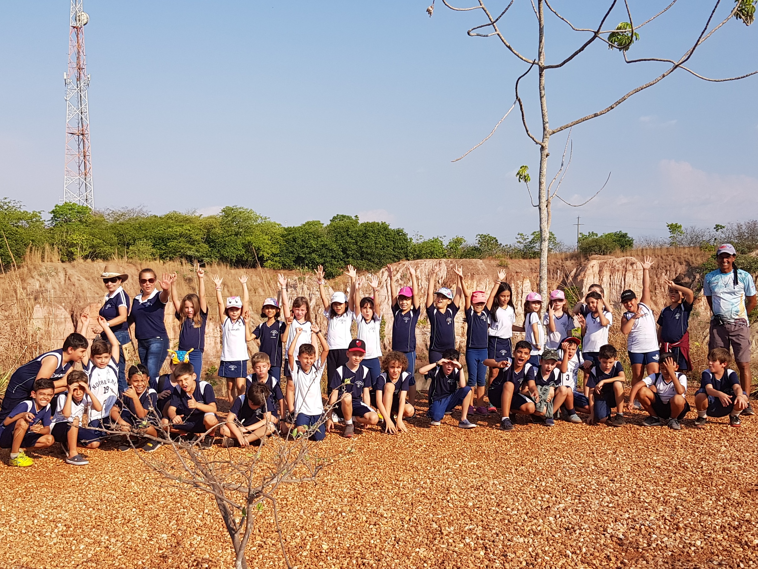 Aula prática no Pantanal.Veja fotos