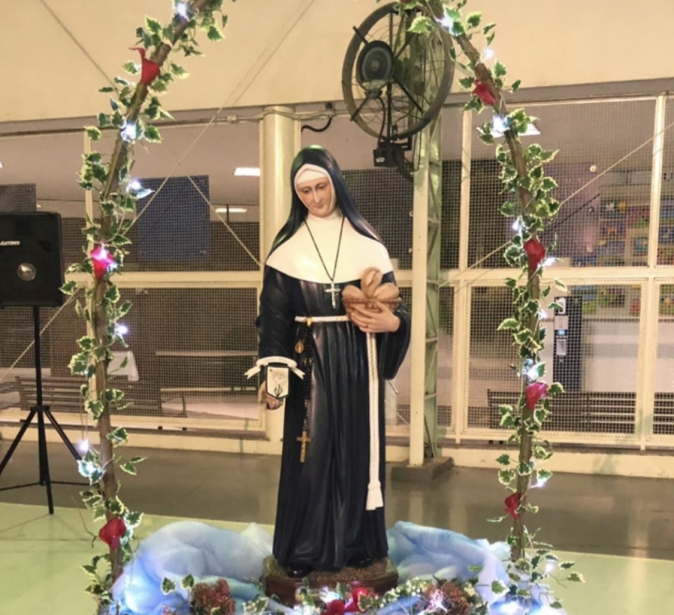 Celebração no Colégio Notre Dame de Lourdes marca o Dia de Santa Emilie de Villeneuve