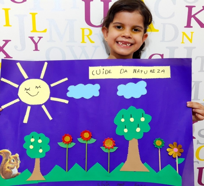 1º ano - Atividades na aula ao vivo sobre o Meio Ambiente e Dia da Árvore