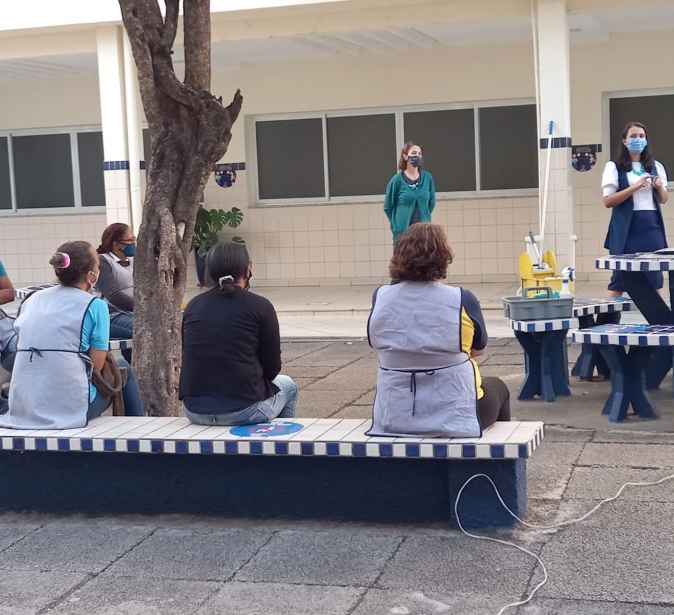 Treinamento da atualização do protocolo de biossegurança